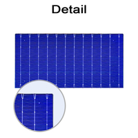 209*102,6mm 12BB 24,2-25% la eficiencia de La celda solar es el panel de celda solar tipo N Células solares