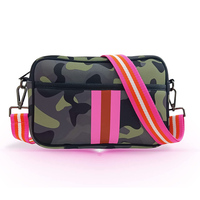 Damen Sommerkleid-Stil Umhängetasche aus Neopren Wasserdichte Camouflage-Drucktasche mit Reißverschluss für Schultergebrauch