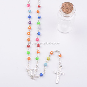 Accounts's 4MM with clasp from Locust, memory of baptism, gift, rosaries - Product Image 2