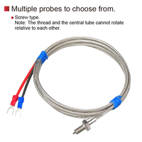Capteur Thermocouple Isolé Céramique Type K Fileté M6 Fil Quartz 1000C pour Usage Industriel Haute Température