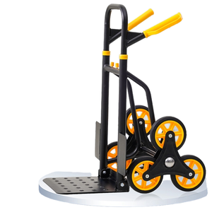 300Kg Capaciteit Zware Trapklimmer <span class=keywords><strong>Trolley</strong></span> Voor Het Vervoeren Van Goederen Met De <span class=keywords><strong>Hand</strong></span> Getrokken 6 Wielen Draagbare Opvouwbare Trapklimmer - Product Image 1