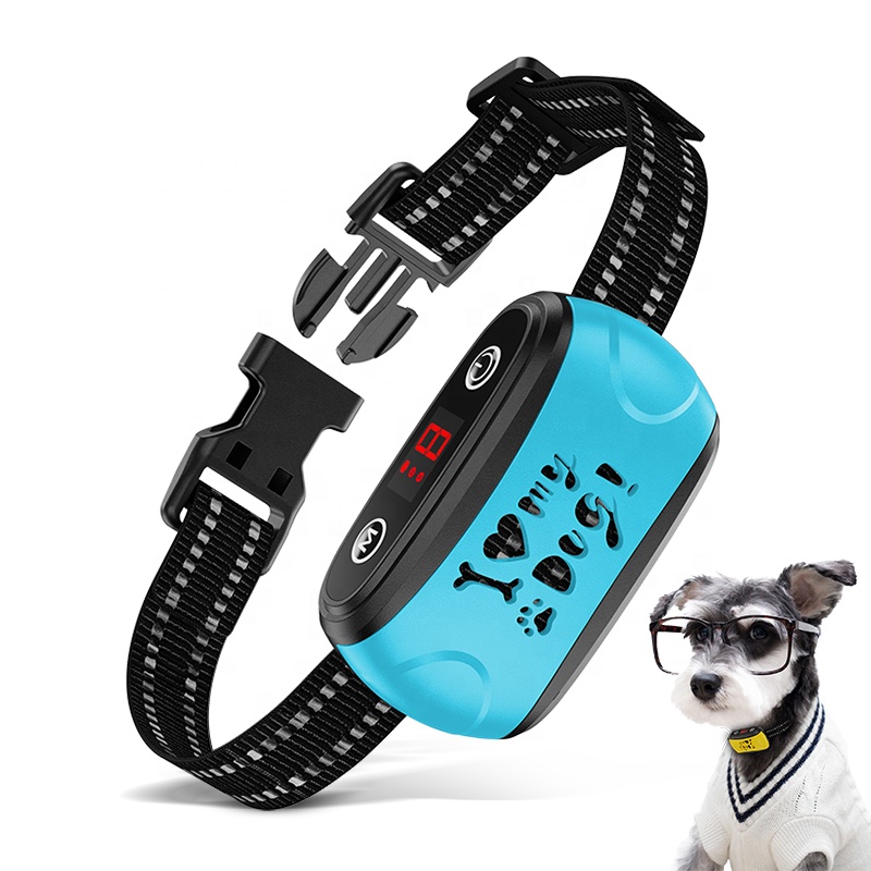 Batterie sicher Stop Bark Control Collar Tier freundliche Anti-Barking-Geräte ohne Stöße