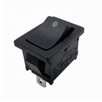 6A250V/10A125V interrupteur à bascule 2Pin interrupteur de panneau PA66 matériau interrupteur à bascule carré fonction marche-arrêt