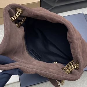 Sacs à main de luxe marron 2026 en daim, sacs de créateur haut de gamme personnalisables pour femmes - Product Image 6