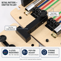 Achat en gros : Planche de Pilates coulissante réglable en ABS personnalisée, multifonctionnelle, avec ensemble complet d'accessoires en bois pour distributeurs de matériel de fitness