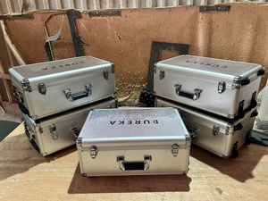 Heavy Duty Aluminum Frame Plywood Case with Custom Foam Insert and Chrome Handle for Hardware <b>Tool</b> Portable Protection Box - Product Image 4