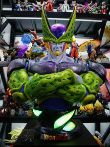 Buste en résine <span class=keywords><strong>Dragon</strong></span> <span class=keywords><strong>Ball</strong></span> <span class=keywords><strong>Z</strong></span> <span class=keywords><strong>Cell</strong></span> Forme Parfaite, Figurine Anime Grande Taille Peinte à la Main, Décoration Maison, Haute Définition, Article de Collection - Product Image 2