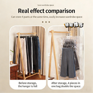 環境に優しい吊り下げ式パンツ用真空バッグ、工場直送、カスタム印刷可能、再利用可能、高再購入率 - Product Image 5