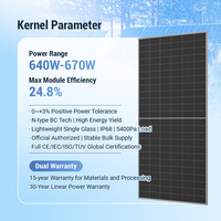 Panneau solaire monocristallin Longi Himo X10 600w 655w 660w 670w Modules solaires photovoltaïques Mono