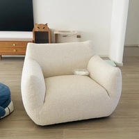 Canapé simple Monden avec accoudoirs, design japonais en tissu, en forme de L, écologique, pour villa, appartement, salon, chambre, bureau