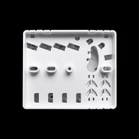 Caja de Distribución de Fibra Óptica FTTH de 4 Núcleos Bangbang TX-B-104, Terminal de Fibra Óptica SC/UPC de 4 Puertos 1310/1550nm para Redes 3G y WiFi