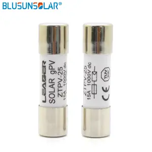 CE 10*38mm DC 1A,2A,3A,4A,5A,6A,8A,10A,12A,15A,20A,25A,30A,32A PV Solar DC 1000V Fuse for Solar Power System