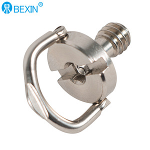 เบซิน ขาตั้งกล้องแบบ C-Ring Screw Flip Lock ขนาด 1/4 นิ้ว ทำจากสแตนเลส สำหรับกล้องดิจิตอล - Product Image 1