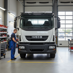 Alimentation directe 0,49X2,09X0,28 M Polypropylène Gv30 Pare-chocs avant gris foncé pour IVECO Eurocargo 60 - Product Image 3