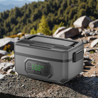 Boîte à lunch électrique portable personnalisée de 1,6 L en acier inoxydable 304, chauffe-aliments OEM