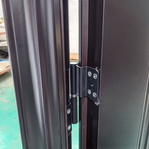 Porte d'entrée principale TECHTOP haut de gamme moderne antivol en acier inoxydable finition noire avec serrure à 2 ou 4 points, porte de sécurité extérieure de luxe - Product Image 6