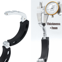 Antivol de chaîne UMEDO robuste en acier et ABS pour moto/vélo/scooter, avec manchette de 7 mm, accessoires