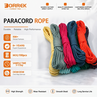 Cordon de parachute en nylon 7 brins de 4 mm, 100 pieds, pour camping, randonnée, survie, tente, corde de fixation, corde à linge extérieure