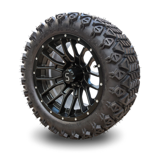 Neumático de 4 Capas y Conjunto de Rueda de 14 Pulgadas para Carro de Golf SRGCTW-416, 22x10-14 23x10.5-14 - Product Image 5