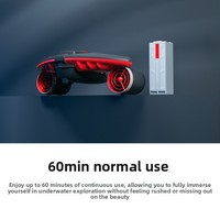 Propulseur sous-marin portable Marvel White Shark Navbow sans PVC pour la plongée sportive et la photographie sous-marine