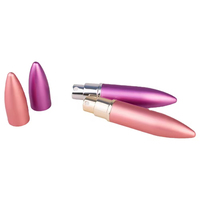 Flacon pulvérisateur de parfum en aluminium de 6 ml, rechargeable, atomiseur à fine brume, forme de balle, intérieur en verre, conteneur de parfum de voyage