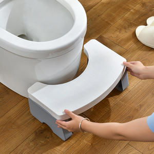 Tabouret Portable en plastique antidérapant salle de bain Squatty Pot tabouret de toilette enfants femme <span class=keywords><strong>enceinte</strong></span> siège toilette <span class=keywords><strong>pied</strong></span> tabouret couvercle de toilette - Product Image 2