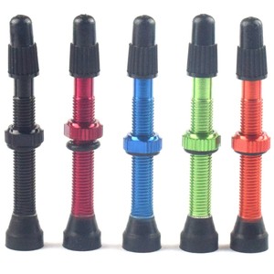 Válvula Tubeless para Bicicleta de Montaña, Válvula de Neumático de Aleación de Aluminio, Válvula Francesa de Color para Reemplazo y Reparación - Product Image 5