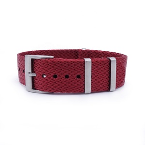 Correas clásicas de nailon de alta calidad, pulsera de color sólido de 20mm y 22mm - Product Image 6