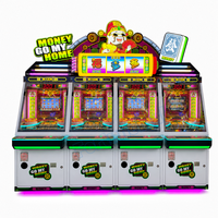 Pousse-pièces d'arcade pour parcs d'attractions, fourni par l'usine, avec garantie d'un an, incluant machine à pousse-pièces et vente en gros de pousse-pièces
