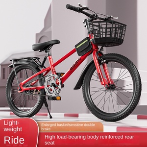 Vélo de montagne pour enfants, garçons et filles de 7 à 17 ans, frein double V, 20/22/24 pouces, cadre rigide en acier au carbone, 6 kg - Product Image 2