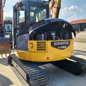 Venta directa de fábrica Komatsu PC78US excavadora usada 7ton PC78 pequeñas excavadoras agrícolas sobre orugas Pc70 Pc55 Pc60 en Stock - Product Image 4