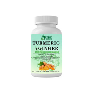 Tabletas de Cúrcuma y Jengibre en Oferta, 1150 mg + 300 mg con Extracto de Pimienta Negra, 90 Unidades, Suplemento Dietético - Product Image 1