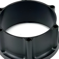Adaptateur de viseur de tir à l'arc HAUNTU en alliage d'aluminium noir pour viseurs à simple broche Tommy avec lentille 4/6/8 - Tir et chasse en extérieur