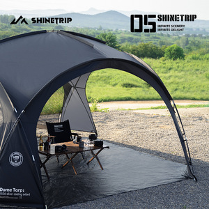 เต็นท์โดม Shinetrip ขนาด 10x10 ฟุต ผ้าอ๊อกซ์ฟอร์ดเคลือบสีเงิน กันลม สำหรับตั้งแคมป์กลางแจ้ง - Product Image 2