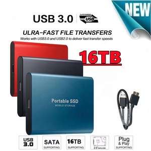 1TB 2TB 4TB 8GB 10TB 20TB 500GB 1TB Flash-Festplatte SSD Tragbare SSD-Festplatte Metallgehäuse Festplatten - Product Image 6