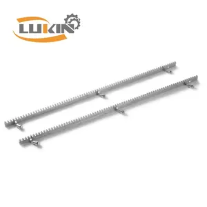 Heavy Duty Gear Rack Including Mounting Hardware Galvanized Steel Gear Rack with Sliding Gate Opener Teeth Track Rails