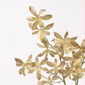 Plante Artificielle Décorative à Toucher Réel, Pieris Japonais avec Graines, Fleurs Vertes Imprimées en 3D, Vente Chaude - Product Image 2