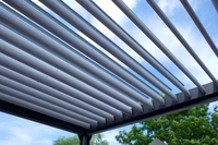 Meubles d'extérieur, tente à auvent, pergola, gazebo, pergola moderne, série chinoise, bureau, imperméable, 16x16, pergola attachée, jardin, hôtel