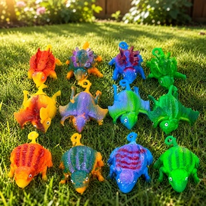 Jouet à presser gonflable <span class=keywords><strong>dinosaure</strong></span> TPR, balle anti-stress animal gonflable, nouveauté bulle rebondissante, jouet sensoriel pour enfants, décompression, vente en gros - Product Image 4