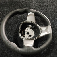 Volante de Cuero Nuevo para el Lado del Conductor con Estructura de Esqueleto Compatible con Lamborghini Aventador LP700 LP720 LP750 470419091AC