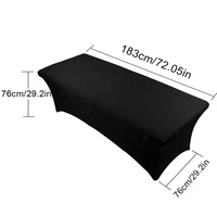 Salon de beauté Massage élastique couvre-lit haute extensible mariage hôtel anniversaire Table couverture déco nappe