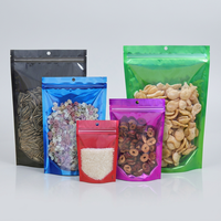 Bolsa de Mylar con Cierre Hermético, Bolsa para Alimentos de Alta Calidad, Bolsas con Cierre Zip Impresas, Bolsas para Alimentos de Grado Alimenticio, Suaves al Tacto, para Chicles