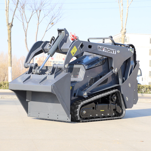 لودر زاحف صغير موثوق به من إنفرونت طراز V1000 مع دلاء لإزالة الثلوج وتنسيق الحدائق - Product Image 6