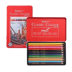 Juego de Lápices de Colores a Base de Aceite Giorgione Factory, 12 Colores, 3.8mm de Grosor, con Núcleo <span class=keywords><strong>Prismacolor</strong></span> para Dibujo Artístico - Product Image 1