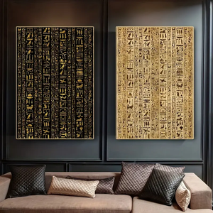 Pósteres de jeroglíficos egipcios, pintura en lienzo estética para habitación, pósteres e impresiones, imágenes artísticas de pared para decoración del hogar y sala de estar - Product Image 6