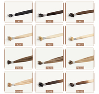 Extensions De Cheveux Nano De Luxe Pointe Russe Nano Anneau Blonde Vraies Extensions Brutes De Cabello Humano Extensions De Cheveux Humains Naturels