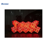 Cabina de DJ LED P4 para Interiores, Pantalla LED con Forma Hexagonal Triangular Irregular P5
