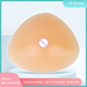 ONEFENG SB Mastectomy Breast Form Lightweight For Swimming Silicone Breast Prosthesis Match Post Surgery Bra With Pockets