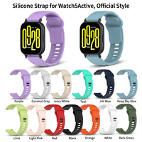 Kompatibel mit der offiziellen Redmi Watch 5 Active Stylische Sport-Silikonarmband.