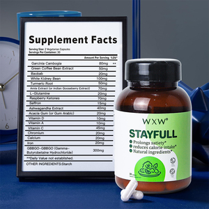 OEM khỏe mạnh cai nghiện cho giảm béo của phụ nữ thèm ăn ức chế Viên nang chất béo Burner đầy đủ bổ sung thuốc thảo dược - Product Image 2